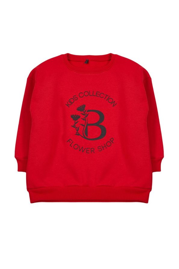 Trendyolmilla Kids Red Girls Seasonal Lightweight Cotton Sweater