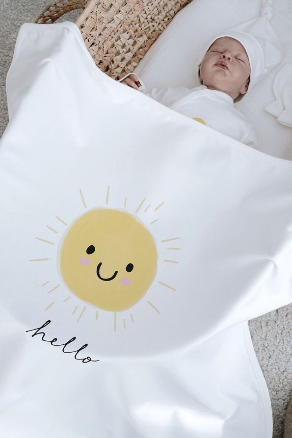 Tuğba Swan Organic 11-Piece Hospital Set - Pure Baby - Smiling Sun