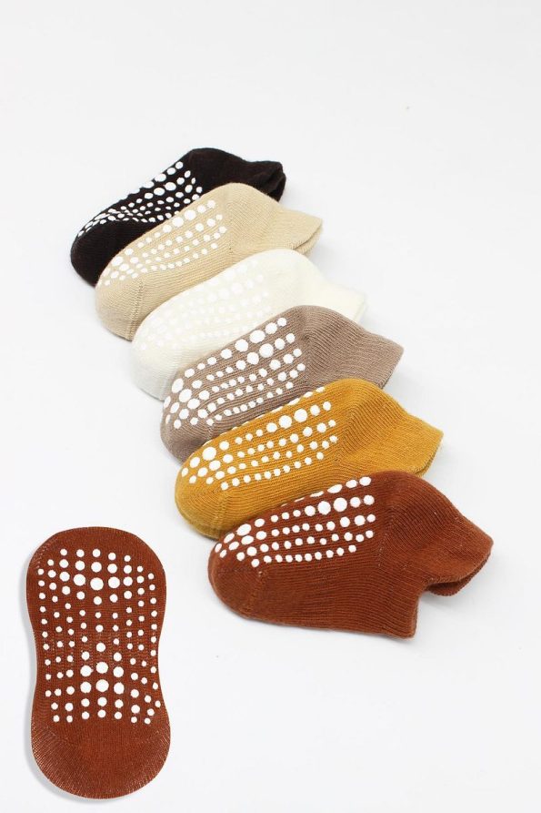 Bistyle Seamless Non-Slip Organic Baby Sneakers Socks