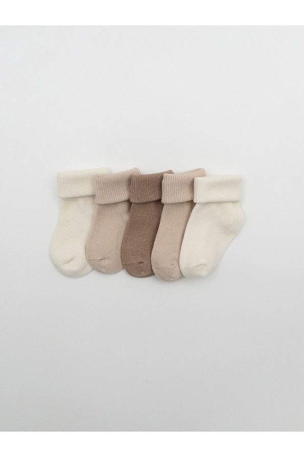 KARAMILA 5-Pack Seamless Baby Socks Bamboo Organic