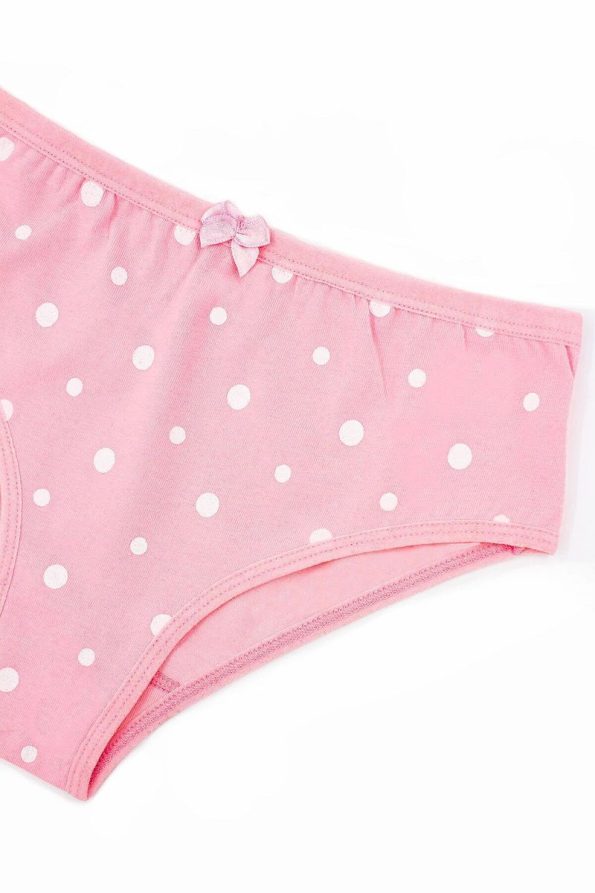 Öts Girls' 6-Pack Printed Cotton Stretch Briefs