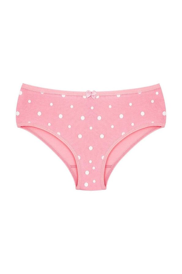 Öts Girls' 6-Pack Printed Cotton Stretch Briefs