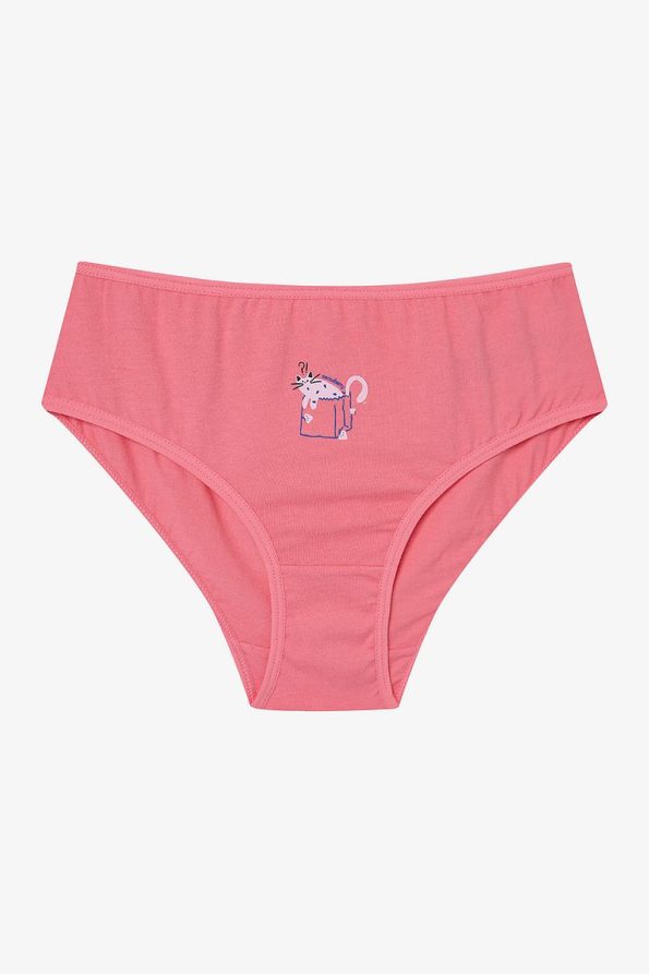 Penti Girls' Meowberry Multicolor 5-Pack Briefs