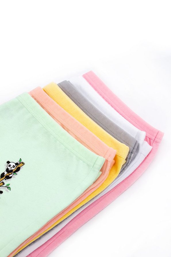 Öts Girls' 6-Pack Colorful Printed Stretch Boxers