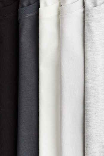 H&M Set of 5 Cotton T-Shirts