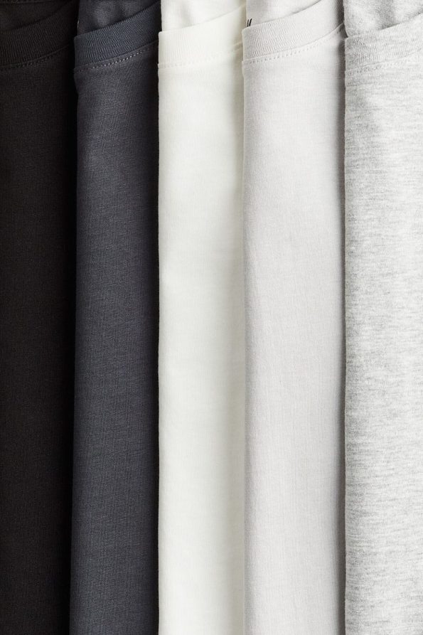H&M Set of 5 Cotton T-Shirts