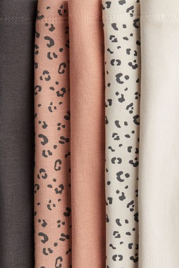 H&M Set of 5 Cotton Capri Leggings