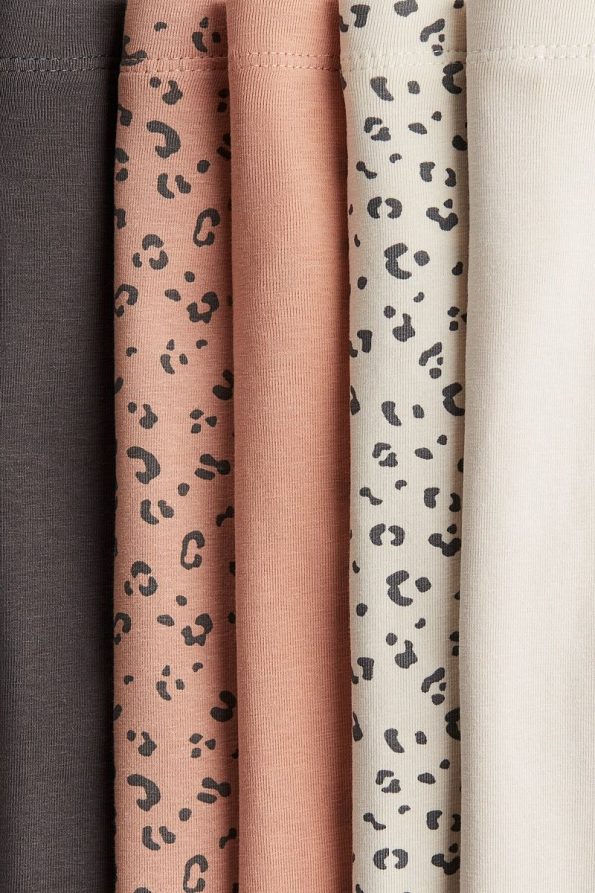 H&M Set of 5 Cotton Capri Leggings
