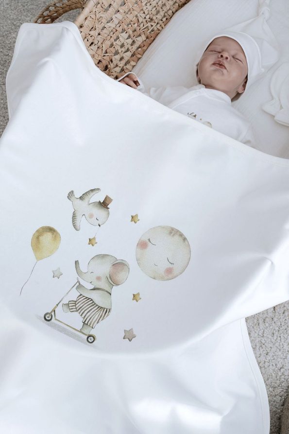 Tuğba Swan Organic 11-Piece Hospital Set - Little Baby - Elephant Dream