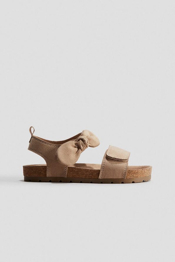 H&M Striped Ankle Sandals