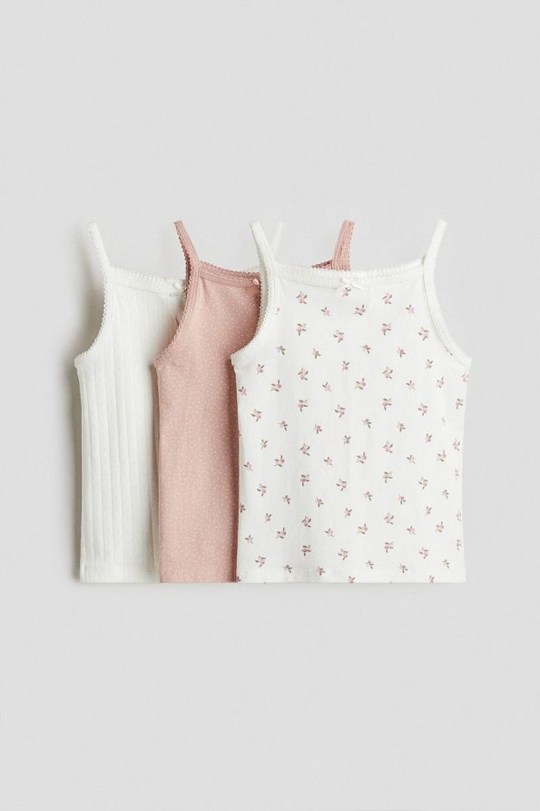 H&M 3-Pack Cotton Tank Tops