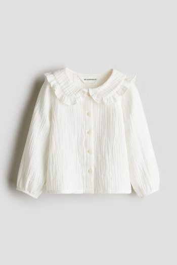 H&M Cotton Muslin Blouse