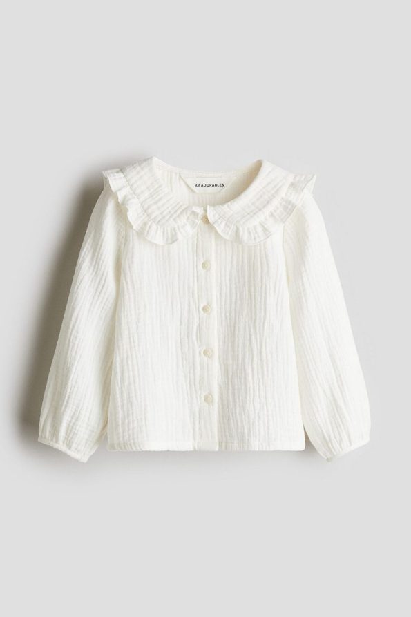 H&M Cotton Muslin Blouse