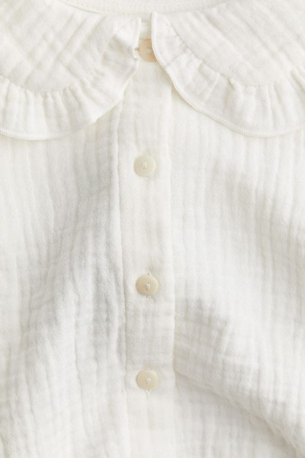 H&M Cotton Muslin Blouse