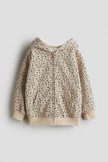 H&M Hooded Zip-Up Oversized Top