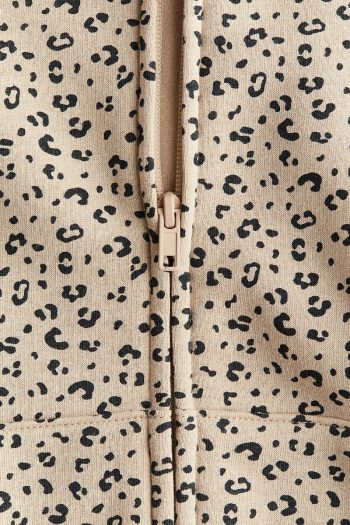H&M Hooded Zip-Up Oversized Top