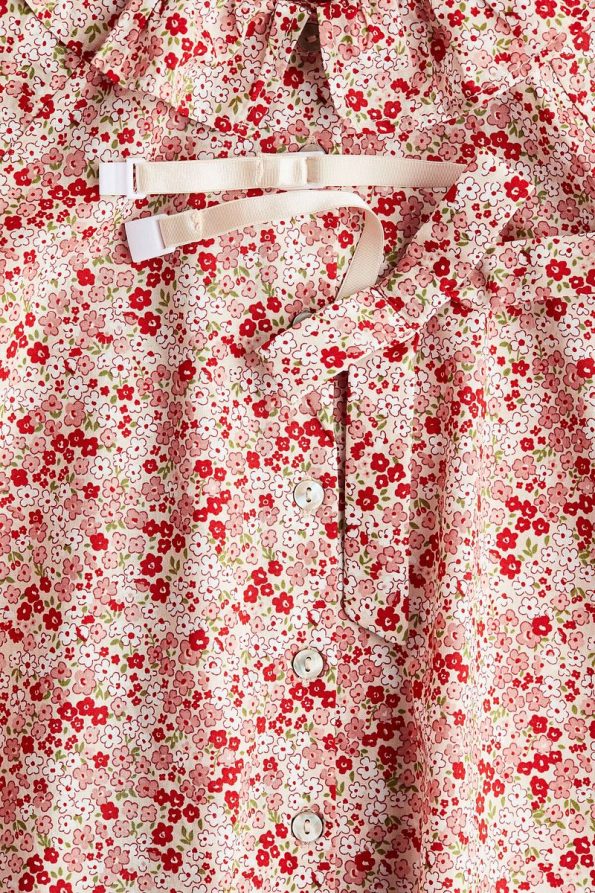 H&M Ruffled Collar Cotton Blouse