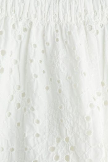 Embroidered Wide Leg Trousers
