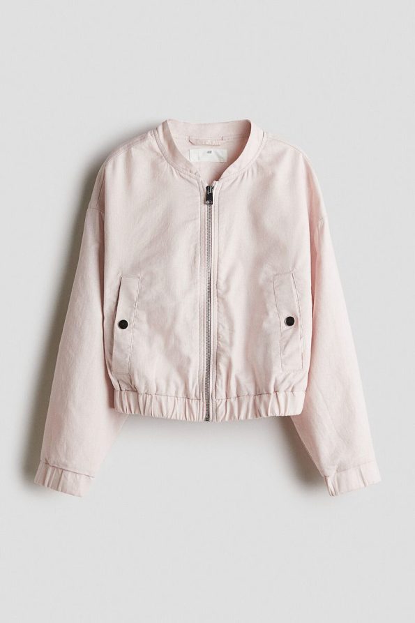 H&M Linen Blend Pilot Jacket