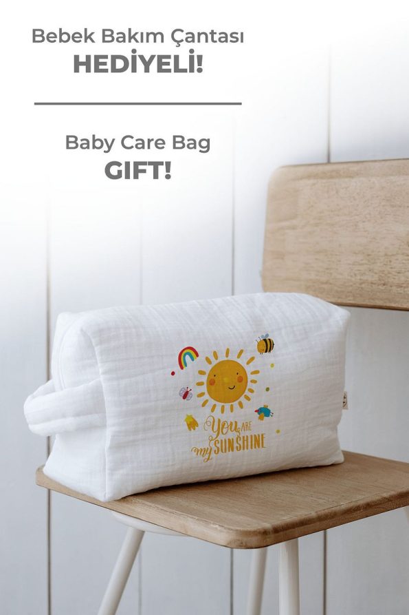 Tuğba Swan Organic 11-Piece Baby Hospital Set - Smiling Pastel Sun