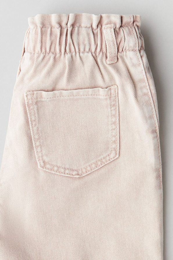 H&M Wide Leg Paper Bag Waist Jeans