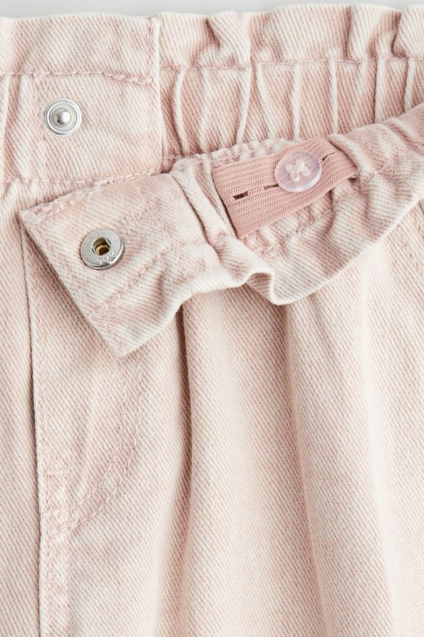 H&M Wide Leg Paper Bag Waist Jeans