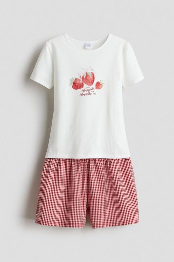 H&M Printed Motif Pajama Set