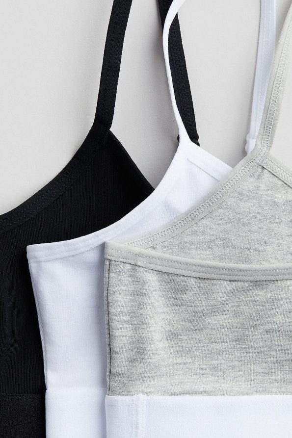 H&M 3-Pack Jersey Tops