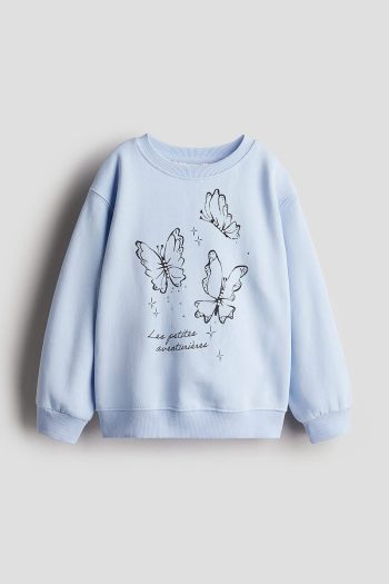 H&M Patterned Detail Sweatshirt