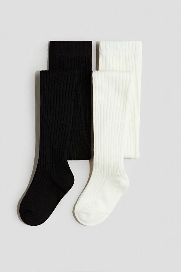 H&M 2-Pack Fine Knit Tights