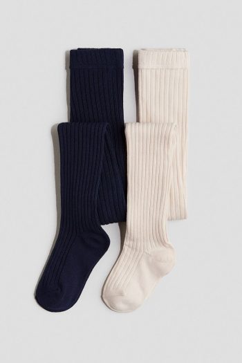 H&M 2-Pack Thin Knit Tights