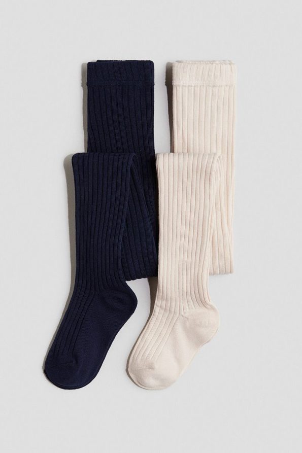 H&M 2-Pack Thin Knit Tights