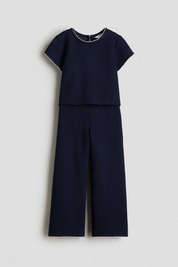 H&M 2-Piece Jacquard Knit Set