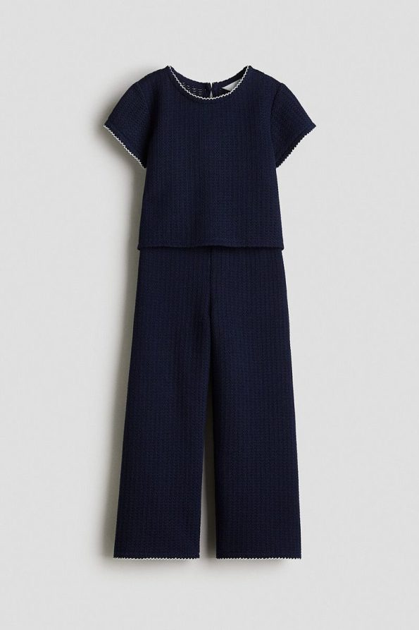 H&M 2-Piece Jacquard Knit Set