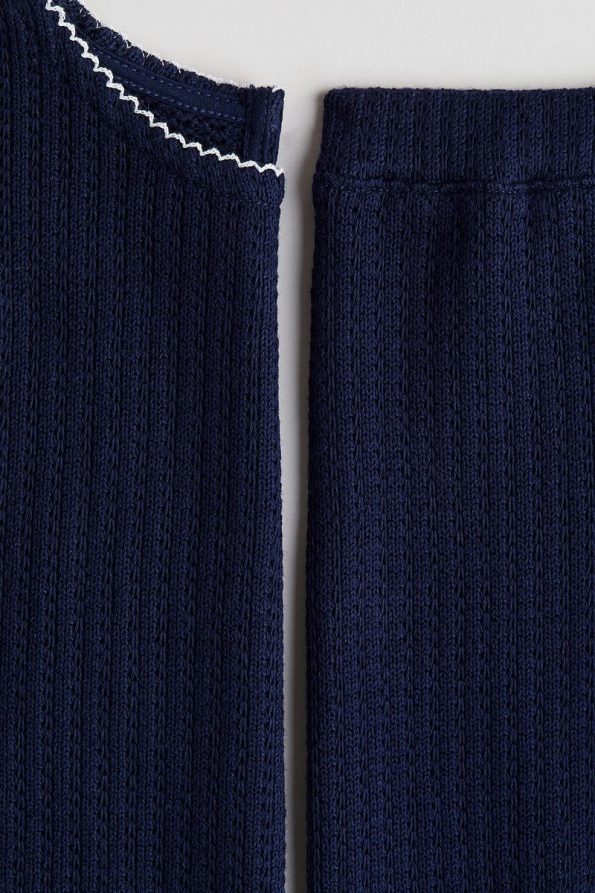 H&M 2-Piece Jacquard Knit Set