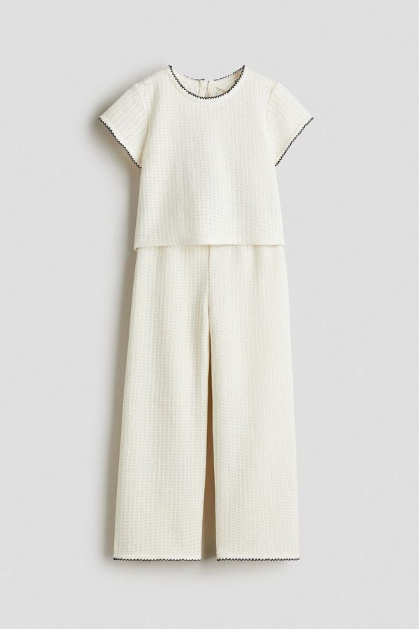 H&M 2-Piece Jacquard Knit Set