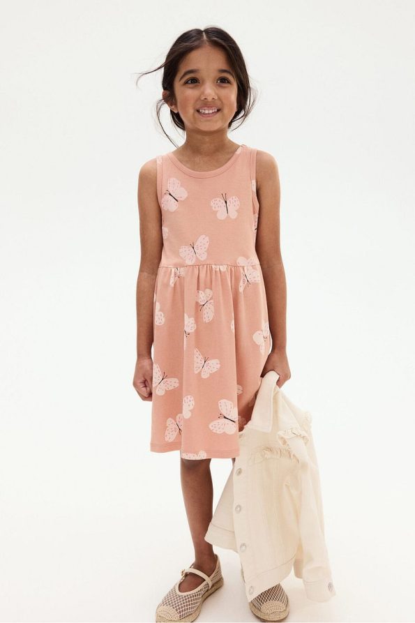 H&M Printed Cotton Dress