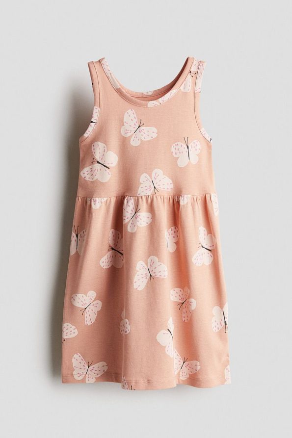 H&M Printed Cotton Dress