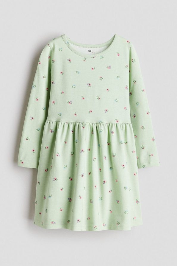 H&M Printed Cotton Dress