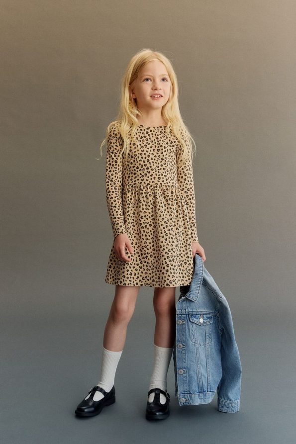 H&M Printed Cotton Dress