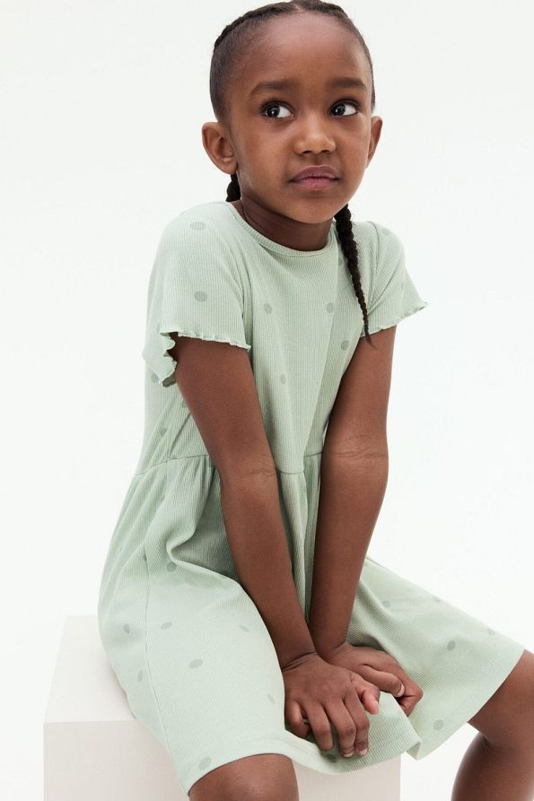 H&M Ribbed Jersey Dress