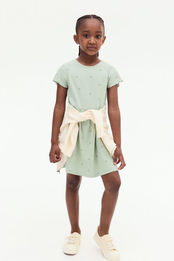 H&M Ribbed Jersey Dress
