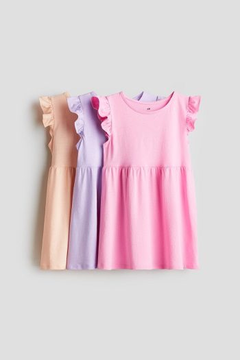 H&M 3-Pack Jersey Dress