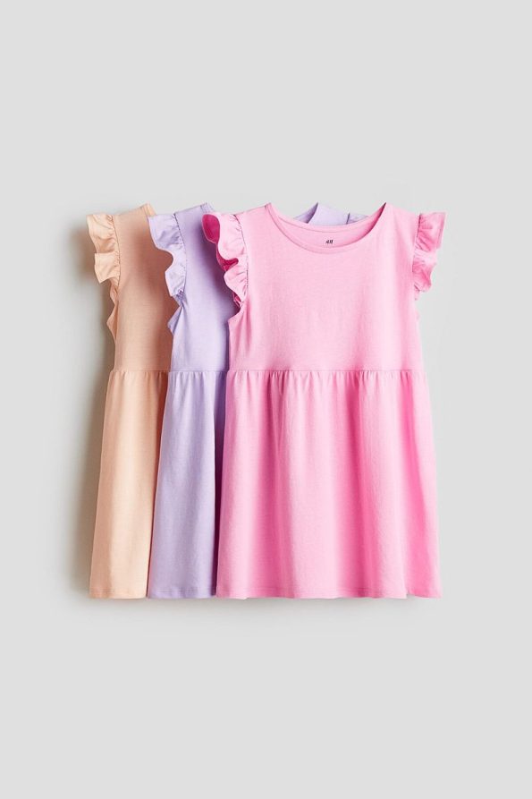 H&M 3-Pack Jersey Dress