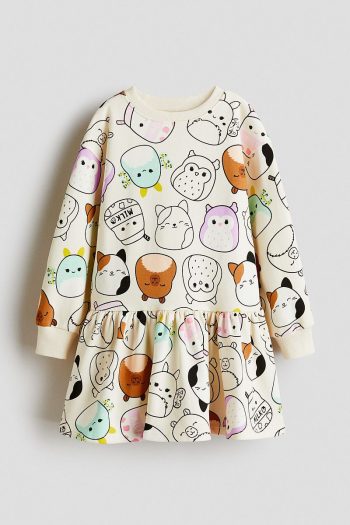 H&M Printed Sweatshirt Dress