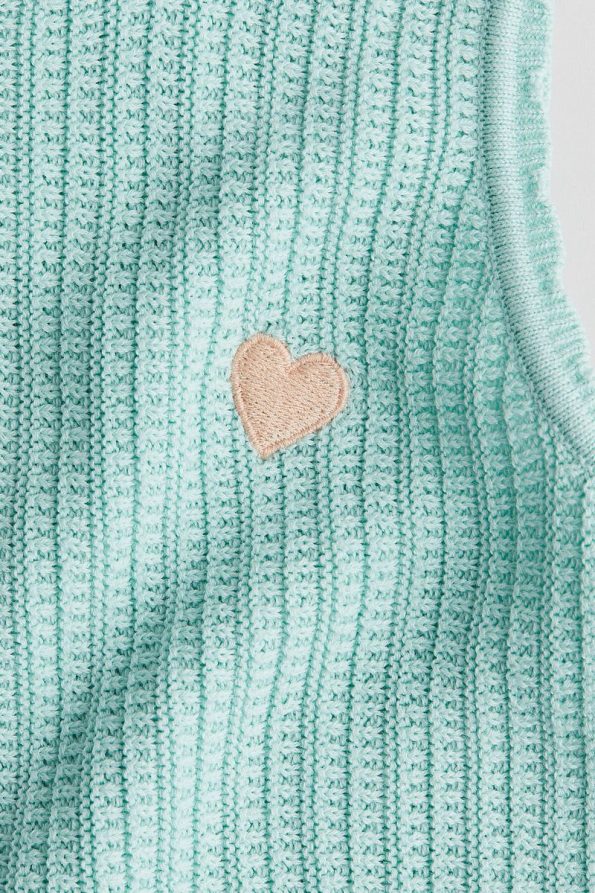 H&M Cotton Textured Dress