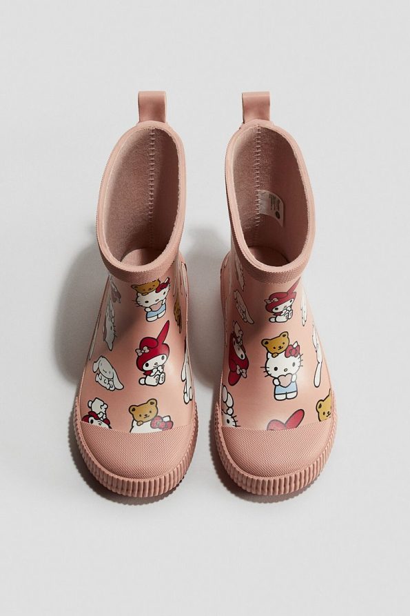 H&M Printed Rubber Boots