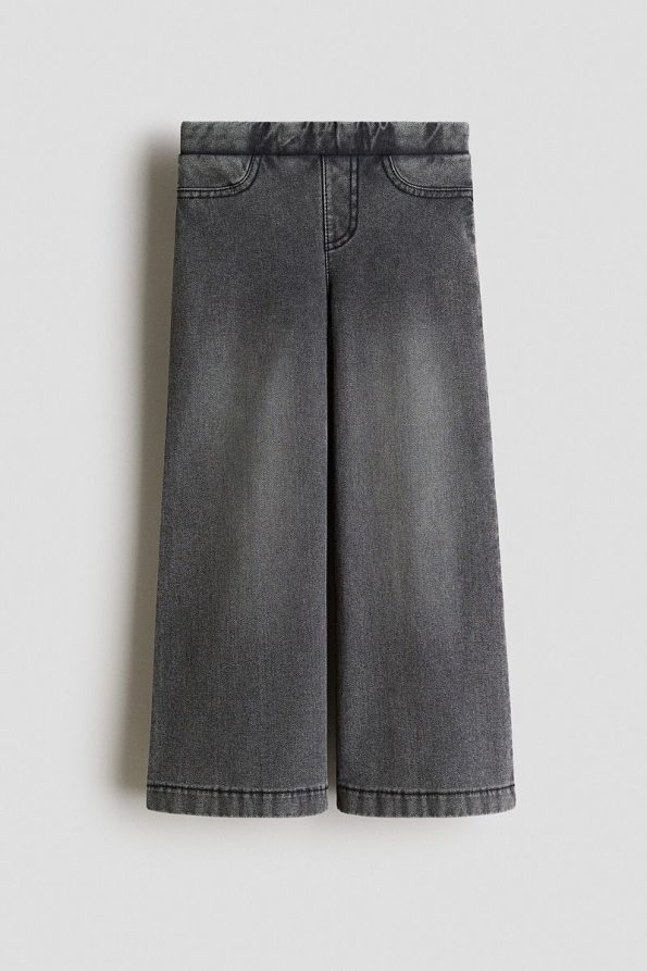 H&M Denim Look Wide Leg Pants