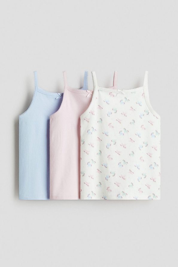 H&M Set of 3 Sleeveless Jersey Tops