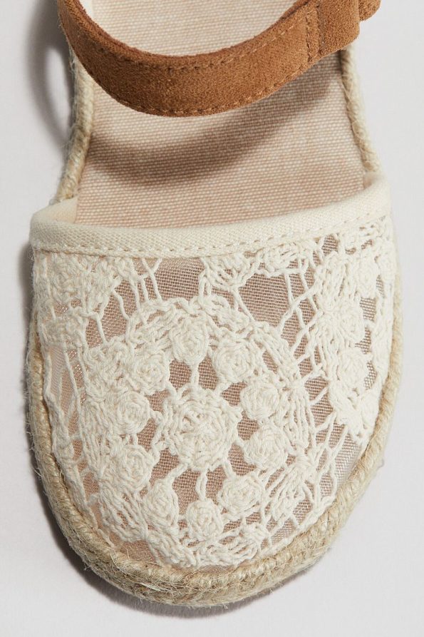 H&M Crochet Look Sandals